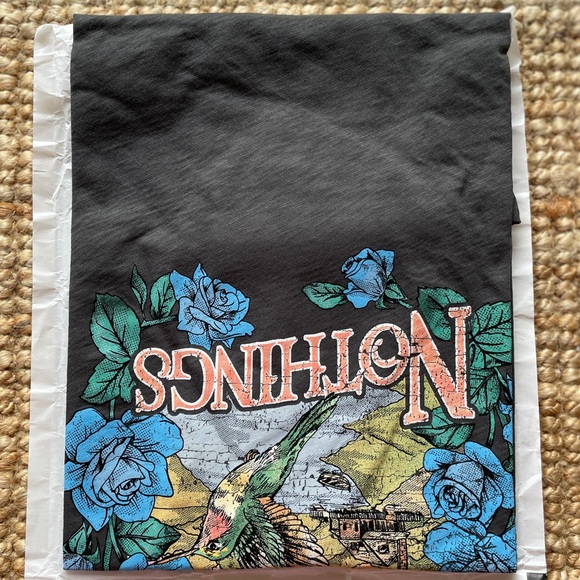 NEW Free People Spell Sweet Nothing Biker Tee - Picture 12 of 15